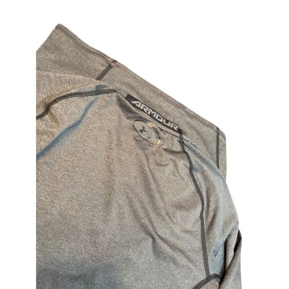 Under Armour HeatGear Compression Shirt Gray Mens LG - Picture 6 of 6